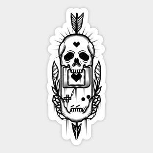 Game Over Tattoo Sticker